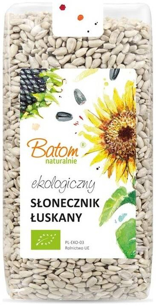 Słonecznik łuskany Ekologiczny BIO 500 g - Batom