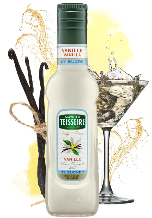 Syrop bez cukru Wanilia - Mathieu Teisseire Vanilla Zero 250 ml