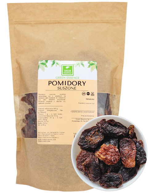 Pomidory suszone z dodatkiem soli 1 kg do sosów