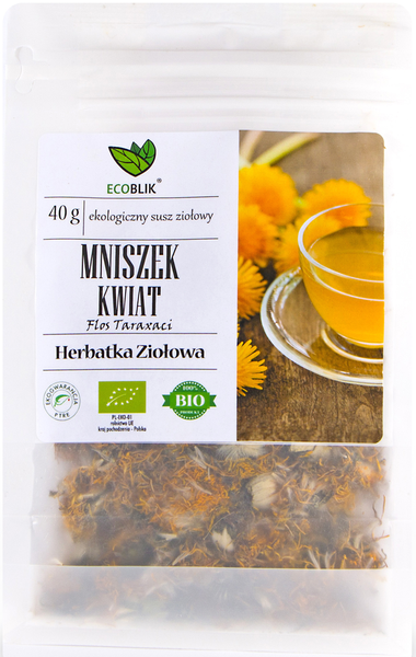 Mniszek kwiat ekologiczny herbatka ziołowa 40 g EcoBlik