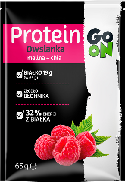 Owsianka Proteinowa z maliną i chia 65 g Sante Go On 