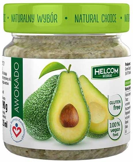 Pasta z awokado i ciecierzycy Bezglutenowa Vege 190 g - Helcom