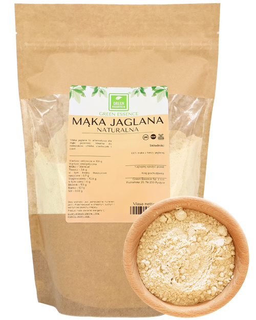 Mąka jaglana naturalna 1 kg - proso (WAŻN. 6.08.2025)