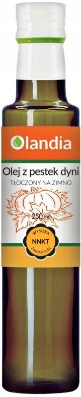 Olej z pestek dyni - tłoczony na zimno 250 ml - Olandia
