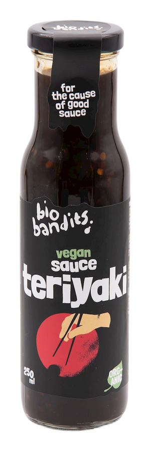 Sos sojowy słodki Teriyaki wegański 250 ml BIO Bandits VEGAN Sauce