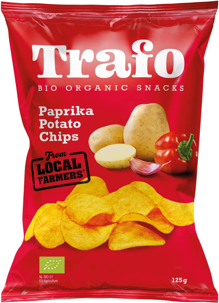 Chipsy ziemniaczane o smaku paprykowym BIO 125 g - Trafo