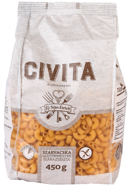 Makaron kukurydziany Bezglutenowy Kolanka 450 g Civita