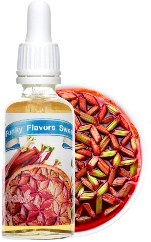 Aromat Sweet Rhubarb Pie - placek z rabarbarem Bez Cukru 50 ml Funky Flavors (WAŻN. 03.2025)