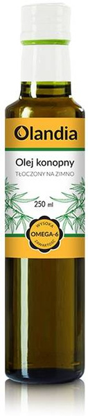 Olej z konopii - tłoczony na zimno 250 ml - Olandia - Olej Konopny