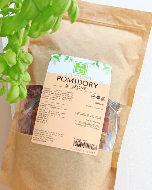 Pomidory suszone z dodatkiem soli 500 g - do sosów