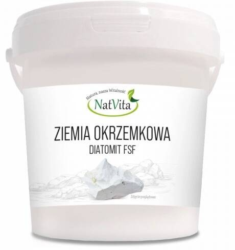 Ziemia okrzemkowa Diatomit FSF 250 g - NatVita