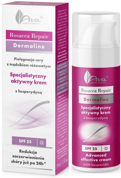 Specjalistyczny aktywny krem z hesperydyną SPF 25 Ava Rosacea Repair 50 ml