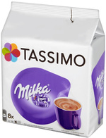 Tassimo Milka kapsułki 8 napojów rozm. L - napój czekoladowy Czekolada gorąca (WAŻN. 13.02.2025)