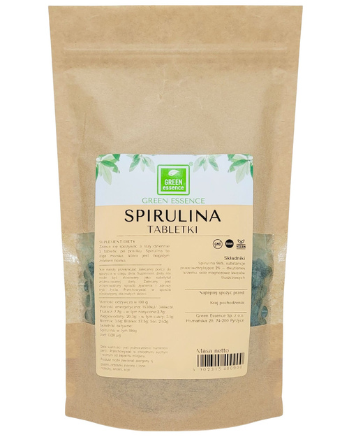 Spirulina 250mg w tabletkach - Suplement Diety 500 g 