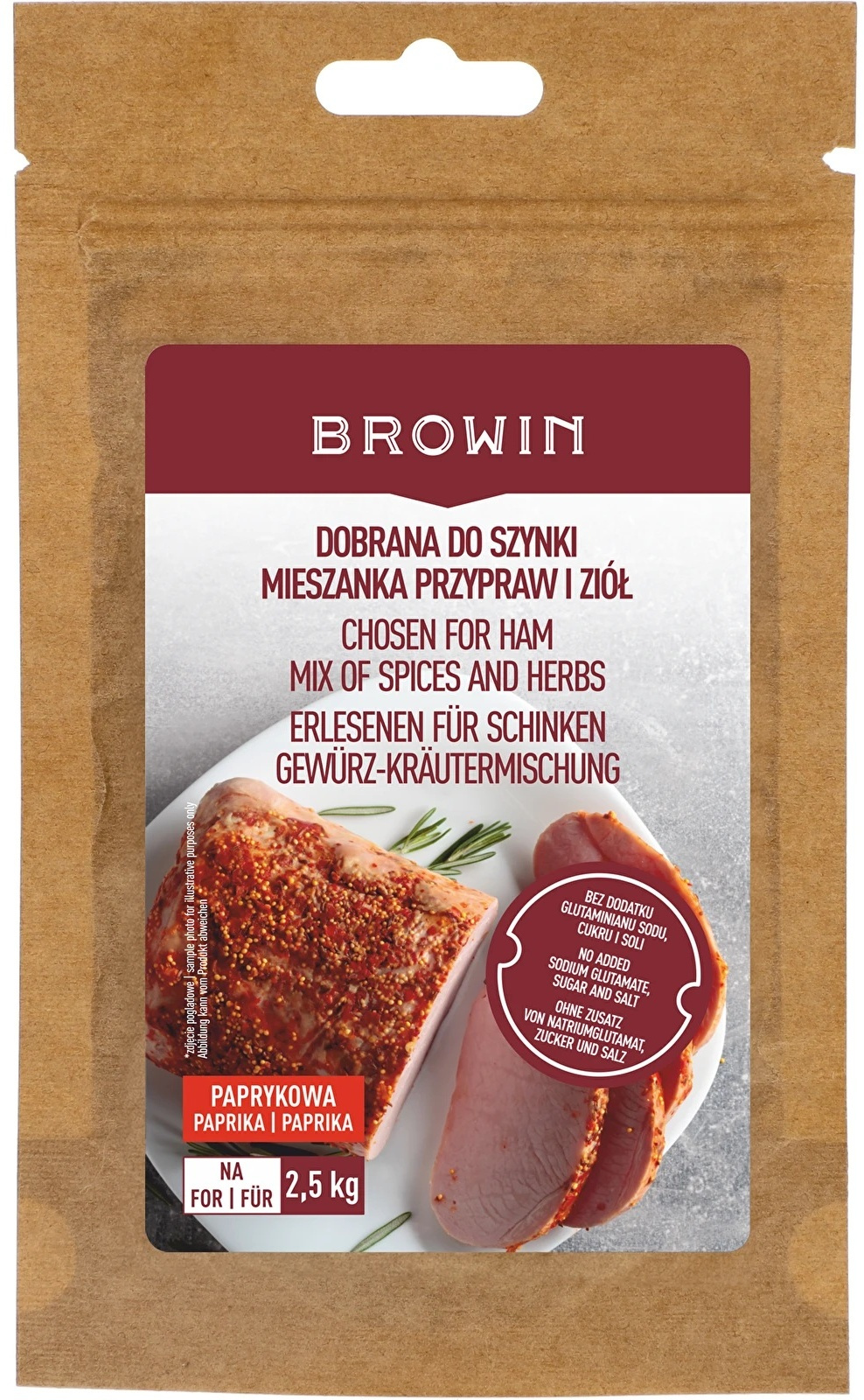 Dobrana do szynki - mieszanka ziół i przypraw Browin 30 g