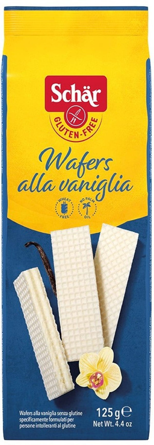 Wafelki waniliowe bezglutenowe 125 g Schär