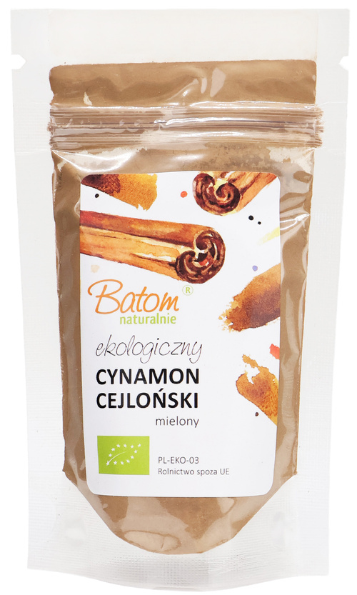 Cynamon cejloński mielony Ekologiczny BIO 125 g - Batom