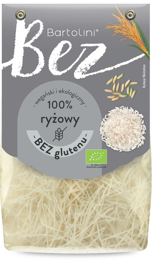 Makaron ryżowy Krajanka BIO Bezglutenowy 250 g Bartolini