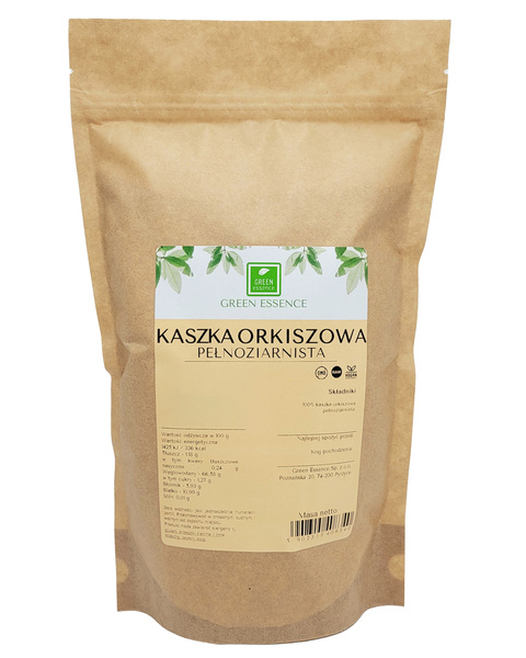 Kasza orkiszowa pełnoziarnista 1 kg 