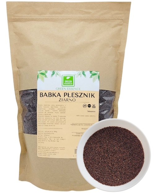 Babka płesznik ziarno 1 kg -  naturalny błonnik