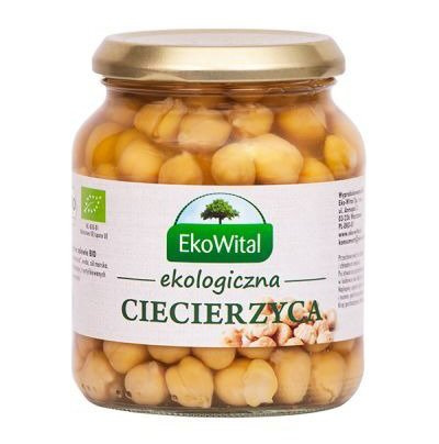 Ciecierzyca w zalewie BIO 350 g (215 g) - Eko Wital
