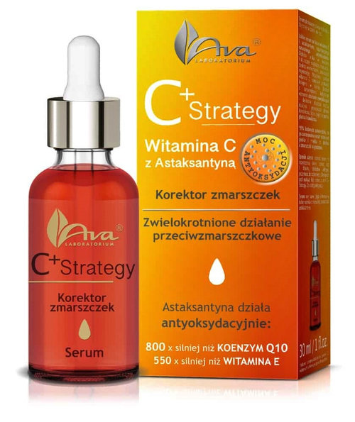 Serum do Twarzy C+ Strategy, Korektor Zmarszczek 30 ml - Ava