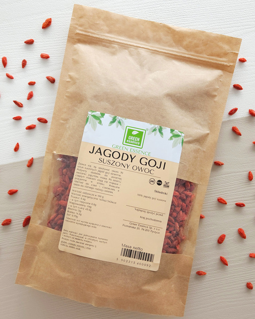 Jagody Goji 500 g - suszone owoce bez konserwantów