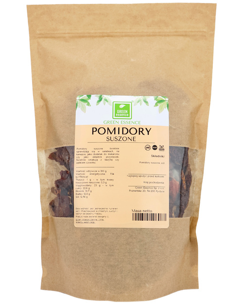 Pomidory suszone z dodatkiem soli 1 kg do sosów