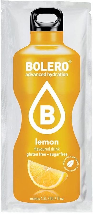 Bolero Drink Lemon Box 12 szt. - napój w proszku ze stewią Cytryna 9 g