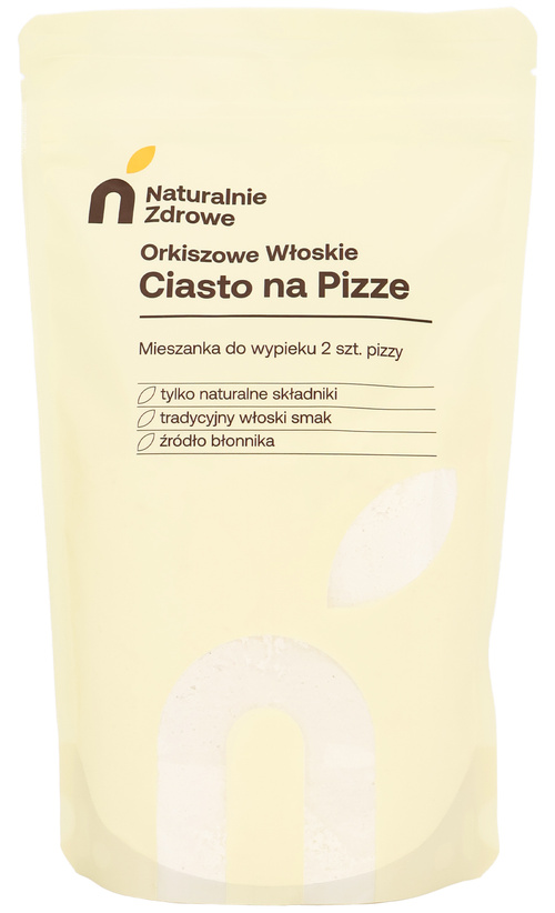 Mieszanka Ciasto na pizzę orkiszowe włoskie 500 g Naturalnie Zdrowe