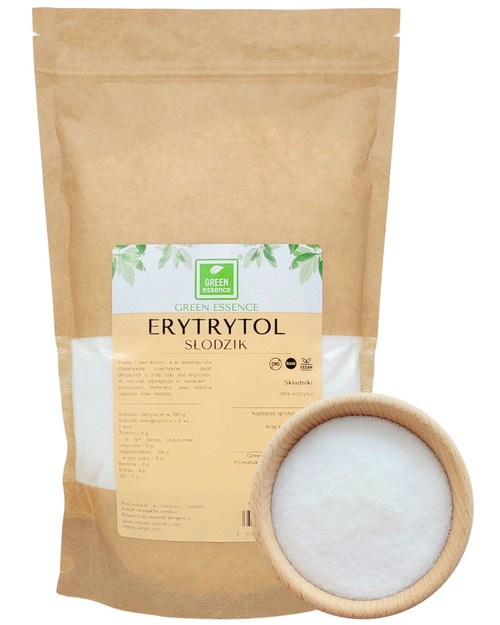 Erytrytol erytrol 1 kg zdrowy słodzik dla diabetyków i cukrzyków