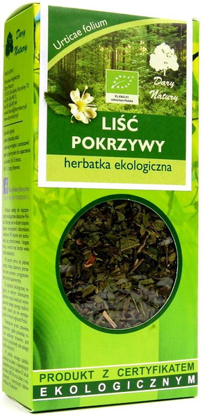 Pokrzywa liść pokrzywy Ekologiczna Herbata 25 g - Dary Natury