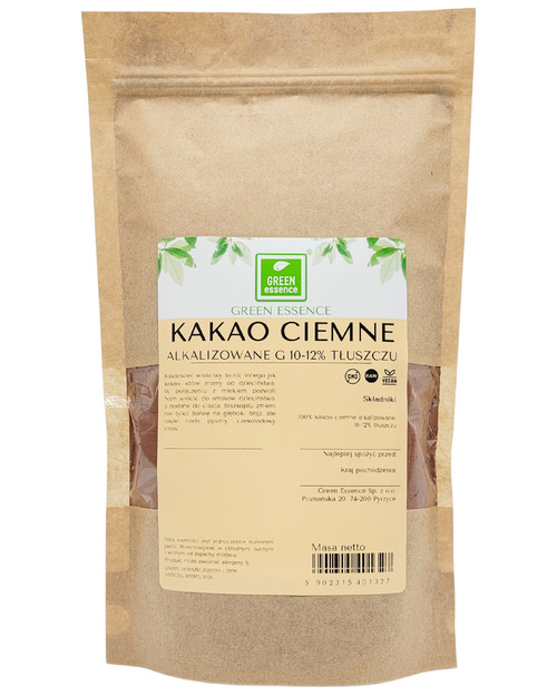 Kakao ciemne alkalizowane 1 kg - 10 - 12% tłuszczu