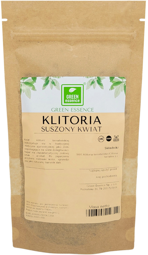 Klitoria Ternateńska herbata niebieska - Butterfly Pea Tea 25 g