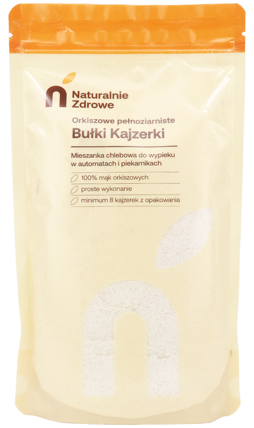 Mieszanka chlebowa Bułki Kajzerki orkiszowa 500 g Naturalnie Zdrowe