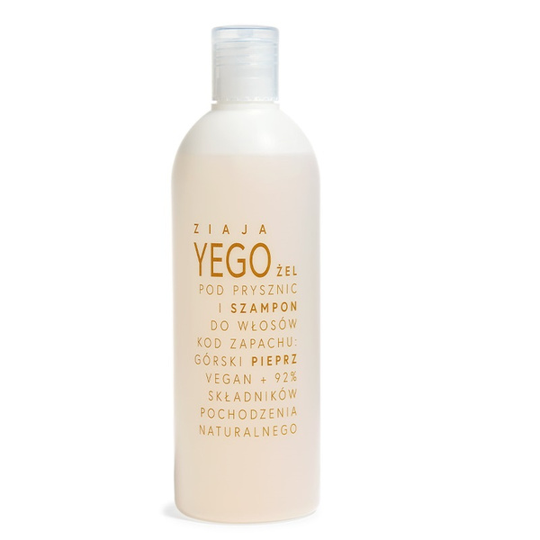 Ziaja Yego żel pod prysznic i szampon 400 ml - Górski Pieprz