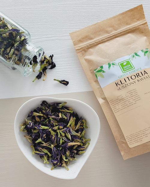 Klitoria Ternateńska herbata niebieska - Butterfly Pea Tea 25 g