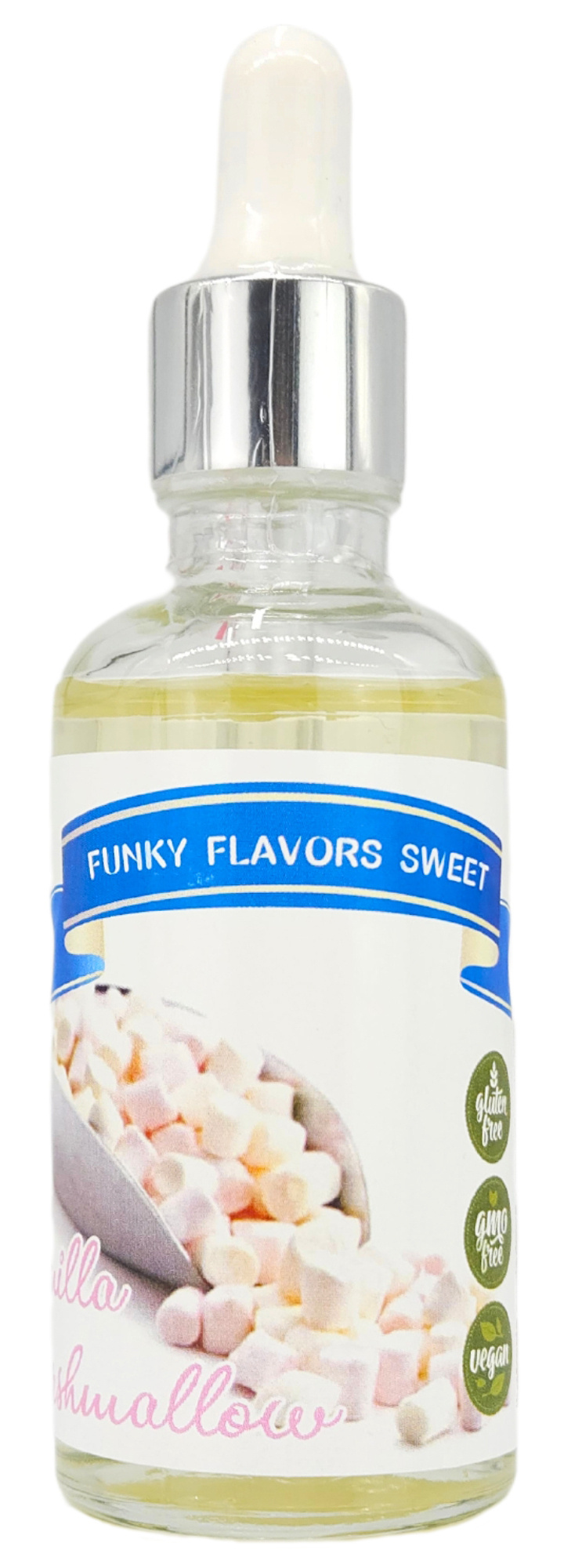 Aromat Sweet Vanilla Marshmallow - Waniliowa Pianka Bez Cukru 50 ml Funky Flavors