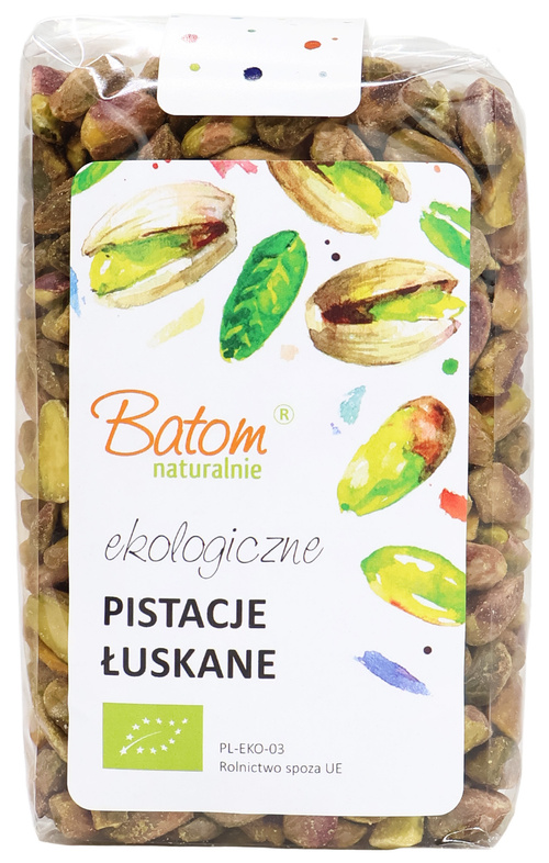 Pistacje łuskane Ekologiczne Bio 250 g Batom