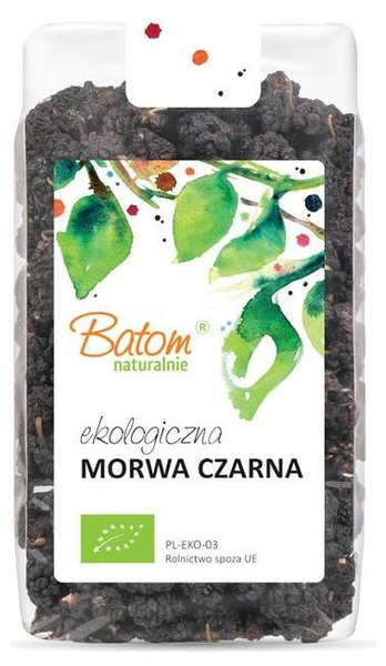 Morwa suszona czarna owoce BIO 125 g - Batom