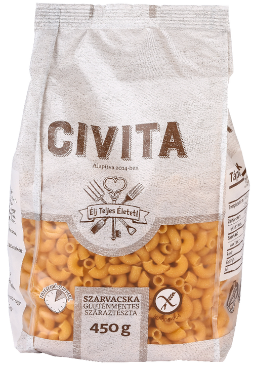 Makaron kukurydziany Bezglutenowy Kolanka 450 g Civita