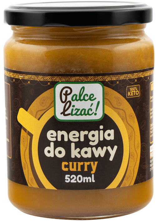 Energia do kawy Curry - kawa kuloodporna Keto 520 ml Palce Lizać 