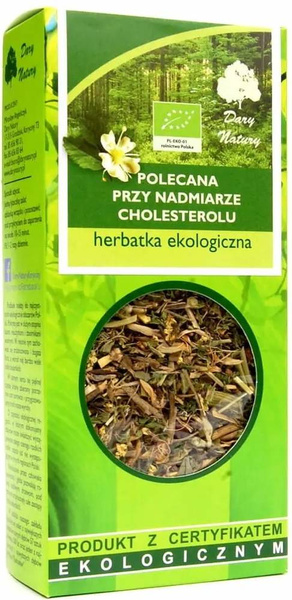 Herbata polecana przy nadmiarze cholesterolu 50 g - Dary Natury