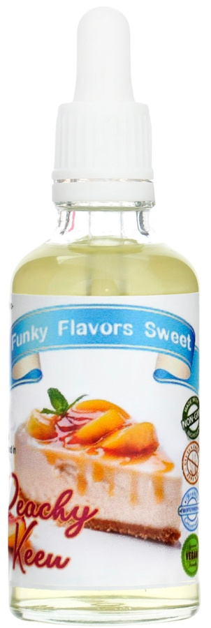 Aromat Sweet Peachy Keen - sernik brzoskwiniowy 50 ml Funky Flavors (WAŻN. 03.2025)