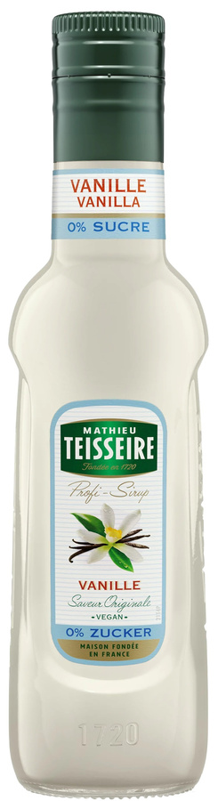 Syrop bez cukru Wanilia - Mathieu Teisseire Vanilla Zero 250 ml