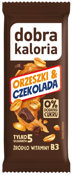 Baton daktylowy Orzeszki i Czekolada Dobra Kaloria 35 g