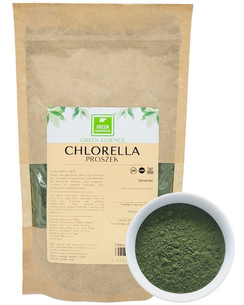 Chlorella w proszku Green Essence 250 g suplement diety