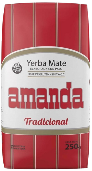 Yerba Mate Elaborada Con Palo - klasyczna 250 g - Amanda