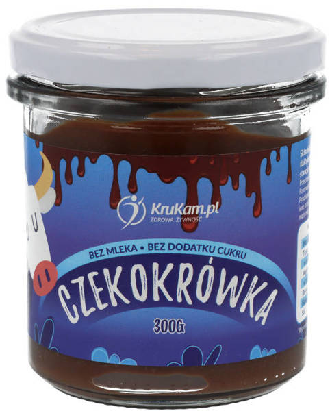 Czekokrówka - Kakaowa - pasta Bez Cukru 300 g - Krukam