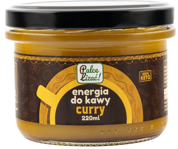 Energia do kawy Curry - kawa kuloodporna Keto 220 ml Palce Lizać 